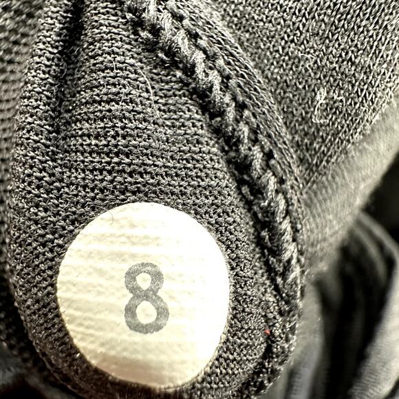 Lululemon Tone It Tank Cutout Built-In Bra Mesh Panel Light Luxtreme Black 8 - Picture 4 of 5